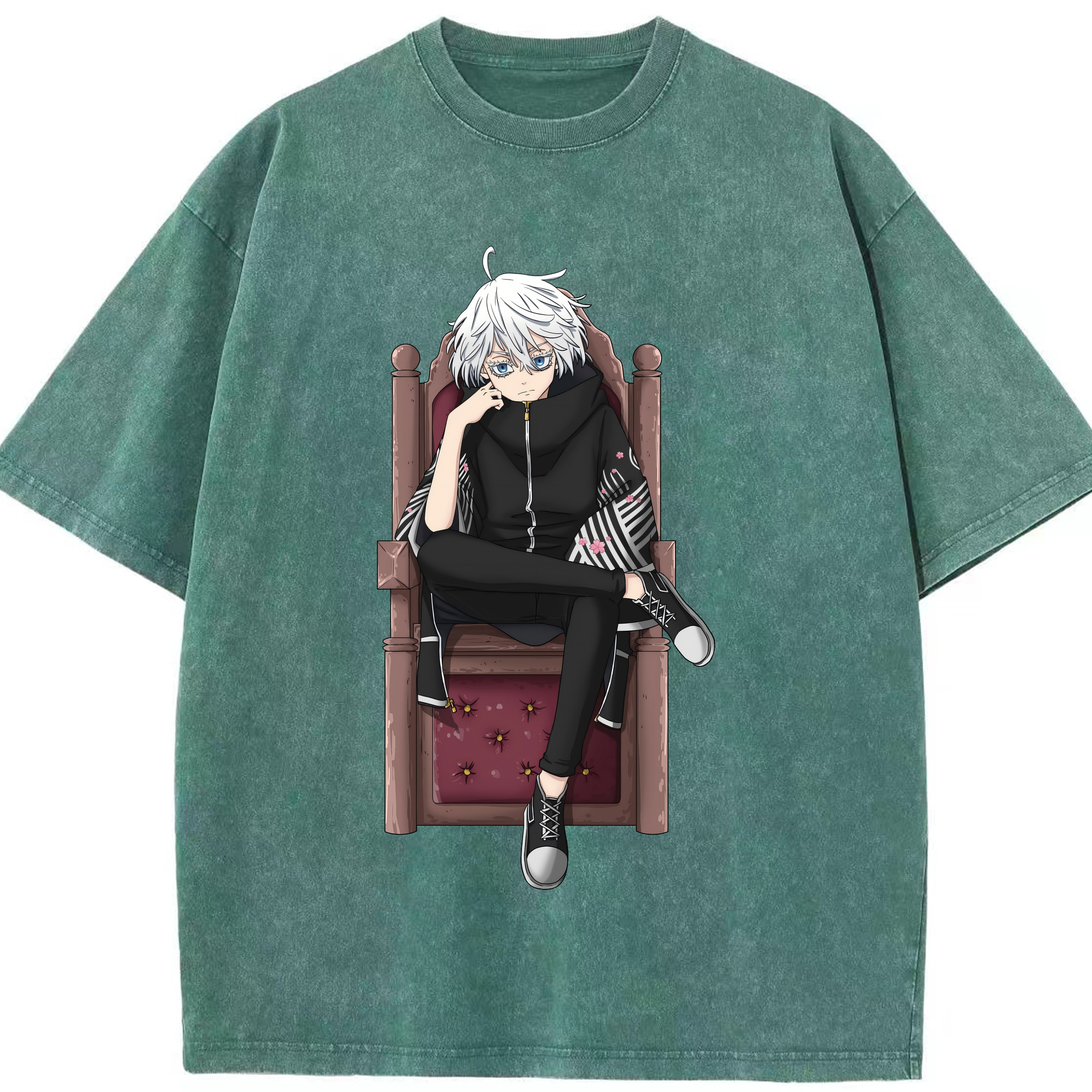 （画像用） 東京リベンジャーズ Tokyo Revengers 綿100% ヴィンテージ風 半袖Tシャツ（フロントプリント）